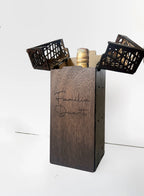 Caja en madera para whiskey personalizada marcada