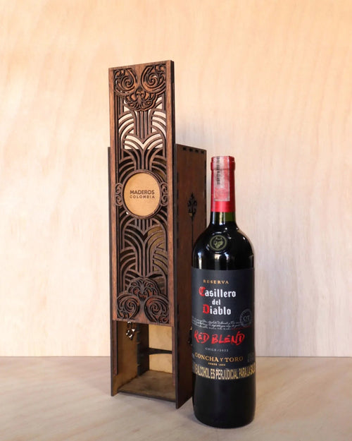 Caja para botella de regalos coporativos