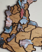 Mapa Colombia para decorar pared