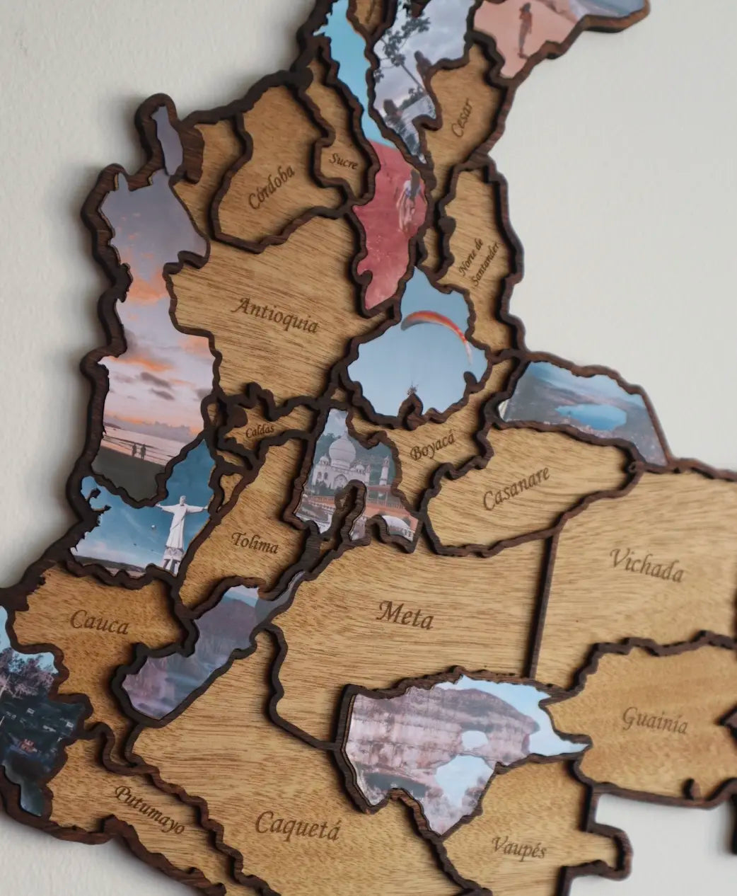 Mapa Colombia para decorar pared