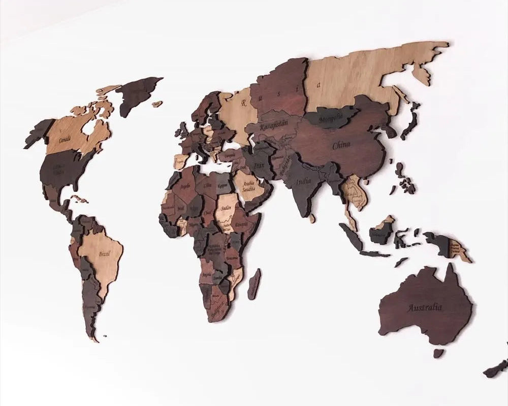 Mapamunid en madera 3D