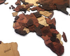 mapa del mundo la parte de africa en relieve