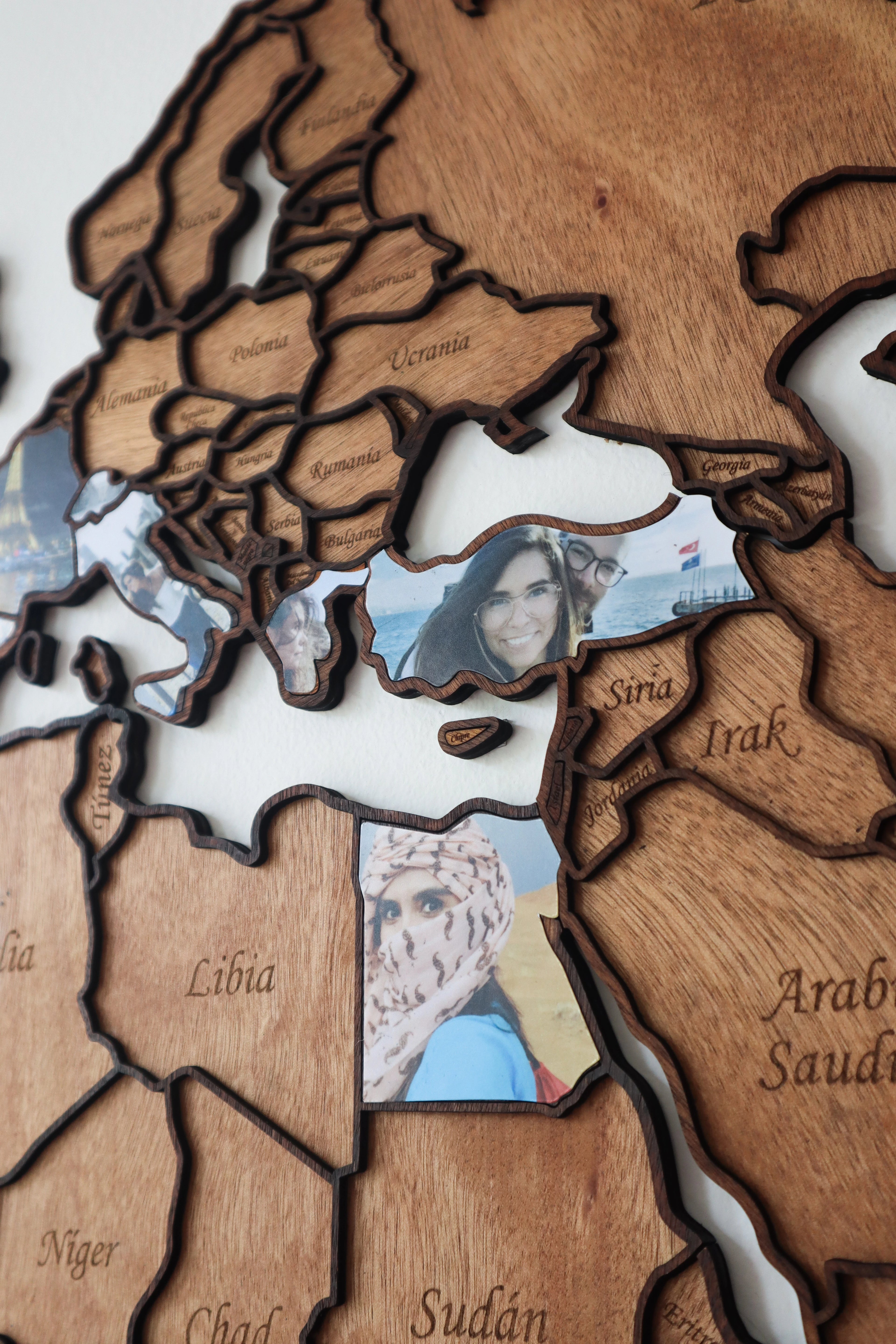 mapa con fotos de viajes por europa 